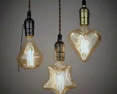 фото Лампочка накаливания сердце E27 арт.lamp#3