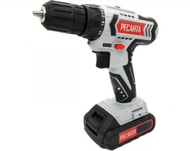 фото Аккумуляторная дрель-шуруповерт Ресанта ДА-18-2ЛК