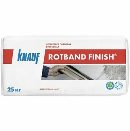 Фото №0 Шпаклевка гипсовая Кнауф Ротбанд Финиш 25 кг