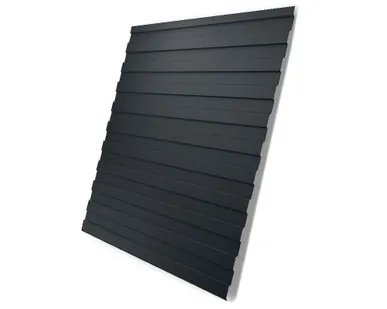 фото Профнастил С8А 0,45 Drap RAL 7016 антрацитово-серый