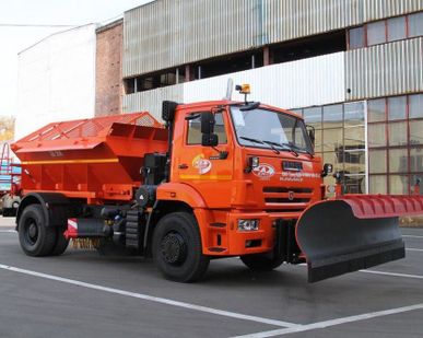 фото ЭД-244К на шасси КАМАЗ 43253-3010-28 (ПС-5 м3+ПМ-8,2 м3+отв.+щетка)