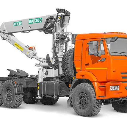 Фото №0 Кран-манипулятор автомобильный КАМАЗ-43118 с КМУ ИНМАН ИФ-300-01