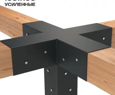фото Коннектор для бруса 100x100 PENTA 1 - шт. графит