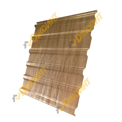 Фото №1 Профнастил МП-20 0,5 Printech Aspen 3D (Осина 3D wood)