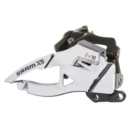 Фото №0 Переключатель передний Sram X5 39T (Переключатель Sram передний X5 LOW DIRECT MOUNT 2X10 S3 39T BLACK DUAL PULL)