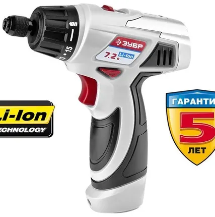 Фото №0 Шуруповерт аккумуляторный ЗДА-7.2-Ли-К