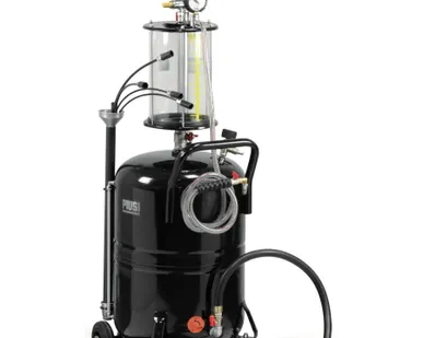 фото VACU-DRAINER 80 л - Мобильный маслосборник для слива/откачки масла с предкамерой и чашей