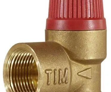 фото Предохранительный клапан Tim BL22FF-K-3bar муфтовый (ВР/ВР), латунь, 3 бар, Ду 15 (1/2") / Ду 15 (1/2")