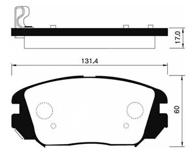 фото Sangsin Brake Колодки тормозные передние Granduer 05 11 ор 581013LA20 Sangsing SP1182