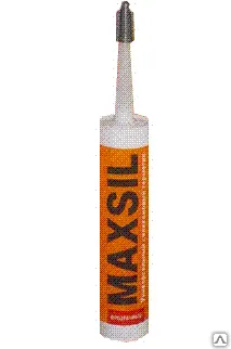 Фото №0 Герметик силиконовый санитарный Maxsil прозрачный 290 мл