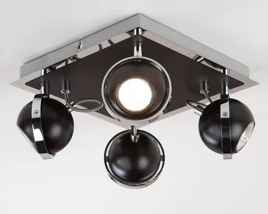 фото Спот 20056/4 черный