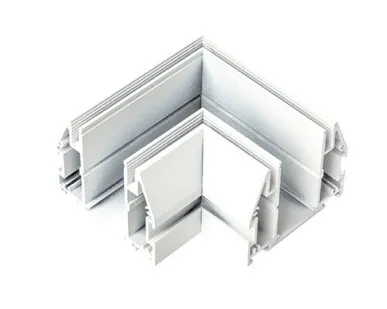 фото Lightstar 505206 Соединитель L-образный д/натяжного потолка д/2-контактного трека 505ххх TETA БЕЛЫЙ для PRO