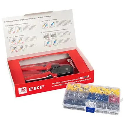 Фото №0 Набор наконечников НШВИ №6 0,5-6 с инструментом ПКВ-6-4 EKF