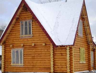 Фото №0 Дом деревянный двухэтажный