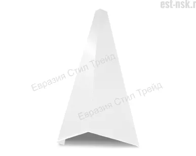 фото Планка карнизная 100х69х2000 RAL 9003