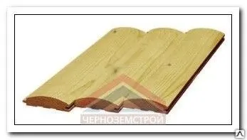 Фото №0 Блок-хаус (сорт АВ) 0,096х3,0 м (5шт/уп) хвоя