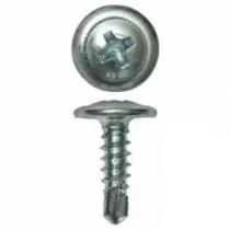 Фото №0 Саморез с прессшайбой со сверлом оцинк4,2х25мм