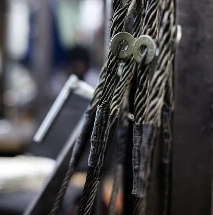 Фото №0 Стропы канатные, ручная заплетка