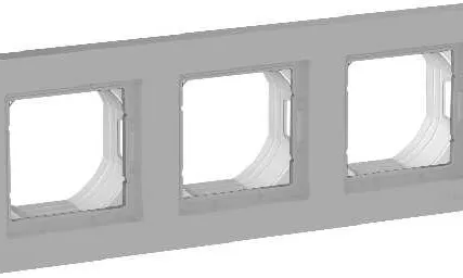 Фото №0 SCHNEIDER ELECTRIC Рамка 3-м AtlasDesign Aqua IP44 (алюминий) SchE ATN440303