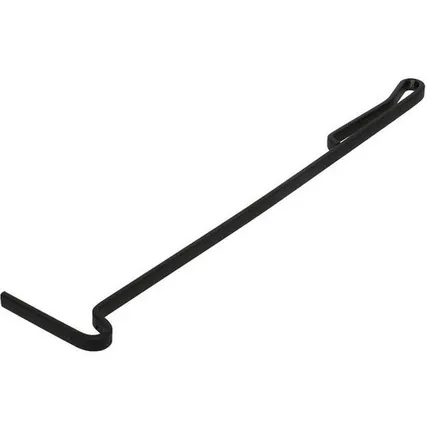 Фото №0 Кочерга кованая (углеродистая сталь) 510х110х15 Черная