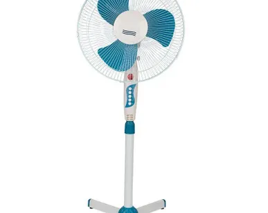 фото Вентилятор напольный DX-1603 40Вт 220В бел./син. (уп.2шт) DUX 60-0207