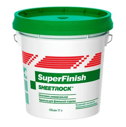 Фото №0 Шпатлевка известково-полимерная Sheetrock SuperFinish 17 л