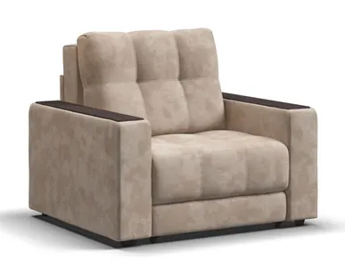 фото Кресло-кровать BOSS 2.0 велюр Alkantara пепел