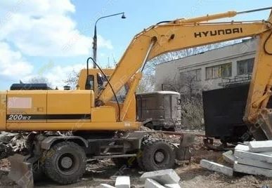фото Аренда колесного экскаватора Hyundai R200W-7, Москва