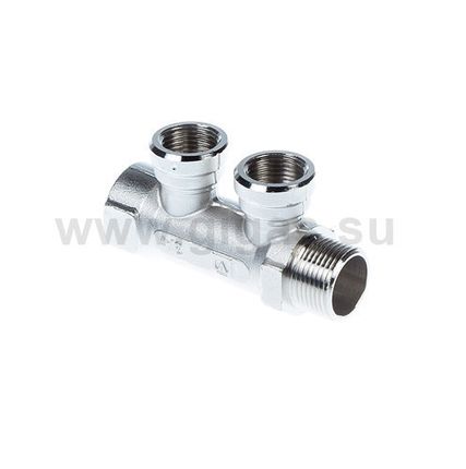 Фото №0 Коллектор, 3/4"х2 вых. 1/2" вн. (уп.2/70)