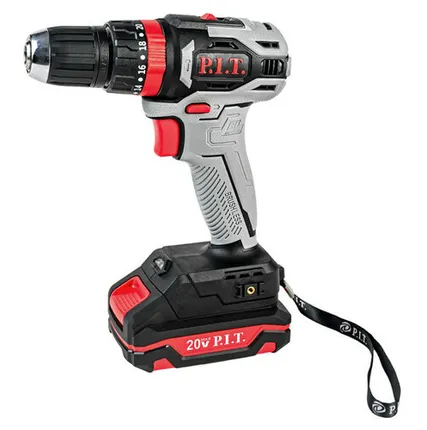 Фото №0 дрель-шуруповерт P.I.T. PBM20H-10B/1 30Нм 20В Li-Ion 2Ач 1АКБ OnePower