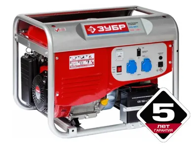 фото Генератор бензиновый Зубр ЗЭСБ-4000-Э