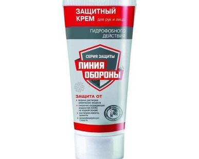 фото Крем защитный "ЛИНИЯ ОБОРОНЫ" гидрофобного действия 100 мл