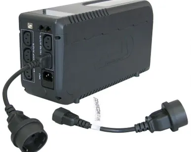 фото Кабель SCUT IEC-320 C14 to Socket Type-F 250В 10А POWERCOM 504291