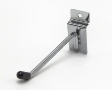 фото Крючок металлический на экономпанель 100мм, d.6мм, хром, с наконечником