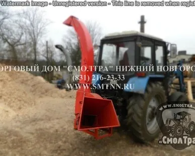 фото Машина древесно-рубильная МДР-0,8 (измельчитель веток)
