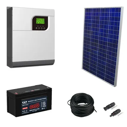 Фото №0 Солнечная электростанция 1,0 кВт*ч в сутки ECO GEL MPPT 2024 с крепежом