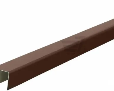 фото ПИ-профиль алюминиевый /RAL 8017/ 3м