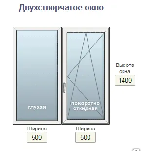 фото Окно пластиковое 3-х камерный профиль Goodwin 583, 1000*1400 мм