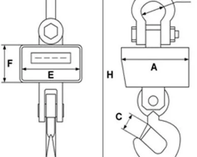 фото Весы крановые 10 тонн КВ-10Т-4.