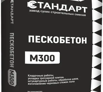 фото Смесь цементно-песчаная Стандарт М-300 25 кг