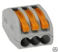 Фото №0 Клемма для распределительной коробки. 3-проводная 2,5 773-173