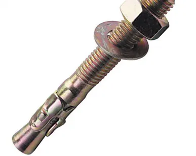 фото Анкер клиновой, резьба М10 распорный, желтый цинк