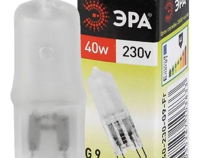 фото Лампа галогенная G9-JCD-40-230V-Fr 40Вт капсула G9 230В Эра C0027368