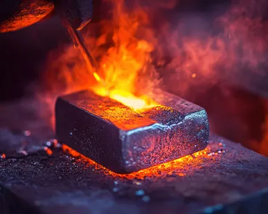 фото Поковка стальная Квадрат ст.45 145х155х525 мм