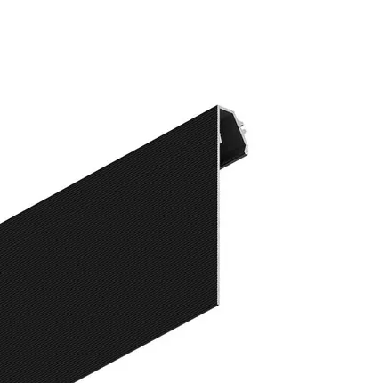 Фото №0 ПП 90 – теневой, парящий плинтус (пог.м.) - Черный