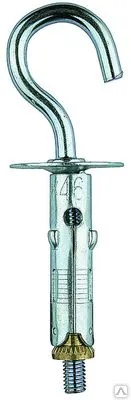 Фото №0 Анкер ЗУБР облегченный с полукольцом, оцинкованный, 5,0х46мм, 2шт