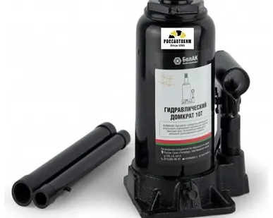 фото Домкрат бутылочный гидравлический 10т в коробке (200-395 мм) БелАК