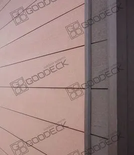 фото Фасадная доска, планкен GDWALL 3357 Цвет Какао из ДПК, шлифованная