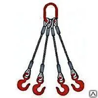 фото Трос стальной четырехветвевой 4СК 3,2т/1м