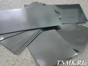 Фото №0 Лист вольфрамовый 0,75 мм ВНР